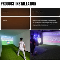 Kit d'entraînement de football VR Jeu de simulation sportive interactif AR Simulateur de sport virtuel Jeux d'entraînement de gardien de but de football