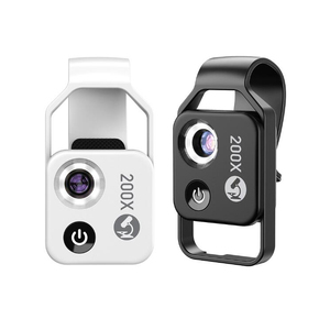 Microscope universel avec zoom optique 200X, objectif LED, loupe, caméra à clip LED, diplôme, Pâques, Nouvel An chinois, Thanksgiving - Product Image 1