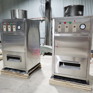 Machine à éplucher l'ail entièrement automatique de type baril en acier inoxydable, 150 kg/h, avec fonctionnement facile et puissance de 200 W - Product Image 5