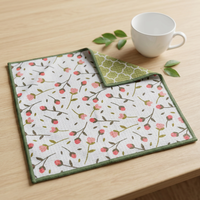 Serviette de cuisine en microfibre ultra-absorbante, écologique, à séchage rapide, légère, douce, à motif gaufré, personnalisable, pour usage domestique
