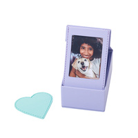 Cadre photo en cuir Instax Mini 13 de 3 pouces, écologique, pour accessoires Instax, combinaison créative DIY, vente en gros