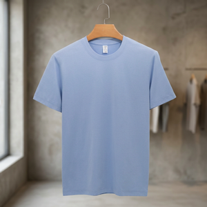 เสื้อยืดลำลองผู้ชายผ้าโมดอล 220GSM สีพื้น ไซส์ XS ถึง 5XL สำหรับฤดูร้อน ยืดหยุ่น ระบายอากาศ แห้งเร็ว คอกลม ทรงเข้ารูป ไซส์ใหญ่พิเศษ - Product Image 4