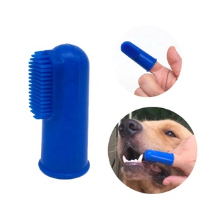 Cane Dito Spazzolino Da Denti Spazzolino Setole Spazzolini Da Denti Set con Molle Del <span class=keywords><strong>Silicone</strong></span> Dolce Pet Pulizia Dei Denti Spazzola per Cani Gatti Dental Care - Product Image 1