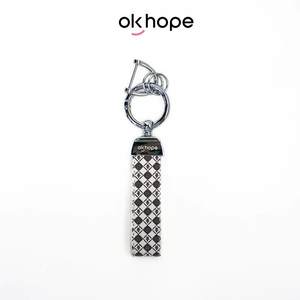OKHOPE Longe universelle détachable <span class=keywords><strong>anti</strong></span>-chute pour téléphone portable avec bracelet en PU imprimé pour iPhone Samsung Sangles de téléphone portable - Product Image 6