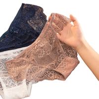 Jonge Dame 'S Hete Sexy Kanten Bikini Transparante Slipje Ademende Nylon En Spandex Past Volwassenen Doorzichtig Lingerie