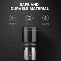 Outils de café voyage en plein air Portable Mini moulin à grains de café Rechargeable fraise en céramique cafetière électrique moulin