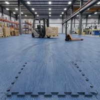 Langlebige Ineinandergreifende Gummi-Bodenplatten, Industrielle Schwerlast-Gummimatten für Werkstatt Garage Fabrik Lager