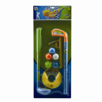 Ensemble de jouets de golf en plastique pour enfants, idéal pour les 2-7 ans, mini jeu de sport d'extérieur pour jardin