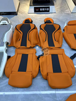 Housses de siège de voiture de course noires et jaunes pour BMW, kit de mise à niveau de sièges auto en cuir premium, ajustement personnalisé pour les séries M/3/5/X1/X3/X5
