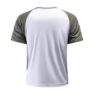 Camiseta de Manga Corta Unisex de Punto Estampada en Serigrafía 100% Poliéster, Diseño Raglán Personalizado al por Mayor - Product Image 4