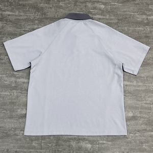 Premium Designer <b>Patchwork</b> Lapel <b>Shirt</b> Custom Logo Printed Boxy T <b>Shirt</b> High Quality Heavyweight Oversized T-<b>shirts</b> Pour Hommes - Product Image 2