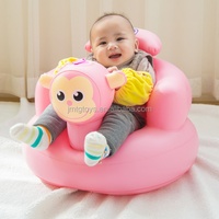 Canapé gonflable pour bébé, chaise haute gonflable pour bébé, chaise gonflable singe pour enfants, chaise d'apprentissage gonflable pour bébé