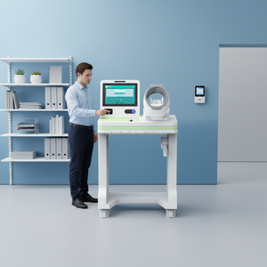 Kiosque de télémédecine en libre-service pour le suivi de la santé, révolutionnant le diagnostic médical par IA avant l'emploi, Huasheng Medical HS-GQ03 - Product Image 3