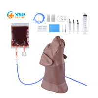 Matériel éducatif pour l'enseignement vétérinaire : Modèles de formation pour la ponction jugulaire canine, kit de prélèvement sanguin veineux pour la science médicale