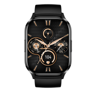Montre connectée Android OEM pas chère, sportive, avec logo personnalisé, dorée, de luxe, avec support intelligent