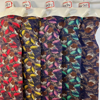 Tissu Viscose Rayonne Imprimé « Fashion Somali Bati Spun » 100% Rayonne, Motif Floral Personnalisé, Tissé pour Robe