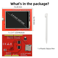 XLW 2,4-Zoll-LCD-Touchscreen-Monitor 320*240 RGB 65K-Farb-LCD-Anzeige modul für Arduino