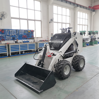 Spedizione Gratuita ZM Mini Skid Steer Loader Capacità Nominale 200kg Tipo Cingolato Motore EPA Diesel Compatto per Uso Agricolo Certificato CE