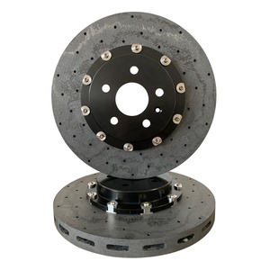 Kit <span class=keywords><strong>Freni</strong></span> <span class=keywords><strong>Anteriori</strong></span> con Disco in Ceramica al Carbonio da 380mm 32mm per Tesla S Plaid dalla Fabbrica Hsingyik - Product Image 5