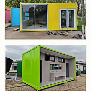 וילה מכולה מתקפלת מפלדה בעיצוב A-frame עכשווי, עם פאנל מבודד, עיצוב מודרני לחדר שינה, בר ביתי ושימוש חיצוני - Product Image 4