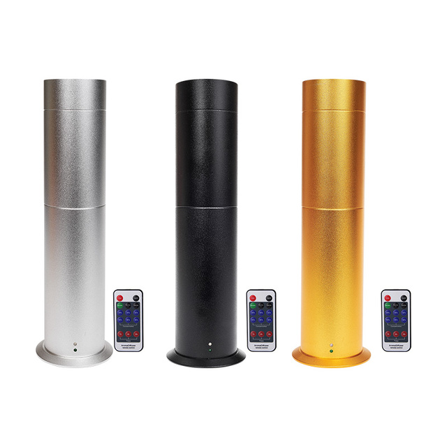 Luxury Aroma Oil Machine Aroma 360 Vertical Fragrance Atomizer Waterless Tower Scent Diffuser Hotel Aroma Diffuser