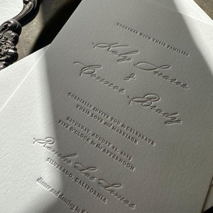 Tarjetas Premium con Forma de Arco, Tamaño A5, Papel Grueso de Algodón, Invitación de Boda con Relieve Ciego, Juego de Invitaciones de Boda con Sello de Cera - Product Image 4