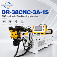 Machine à cintrer les tubes ronds en métal, acier et fer CNC DR-38CNC-3A-1S, machine à cintrer les tuyaux CNC pour la fabrication d'équipements médicaux