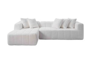 Canapé modulaire en tissu de 107,9 pouces avec chaise longue en forme de L, ensemble de meubles modernes et minimalistes, canapé d'angle pour salon - Product Image 2