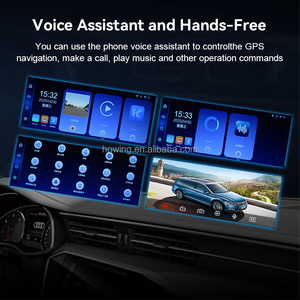 Reproductor Multimedia Portátil para Automóvil con Pantalla Táctil HD de 9 Pulgadas, 2 GB de RAM, CarPlay, Android Auto, Radio RDS FM <span class=keywords><strong>AM</strong></span>, USB, Reproductor de Películas para Tablero - Product Image 5