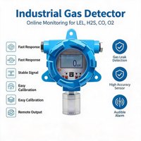 Industrial Explosion-proof Sulfur Dioxide Gas Detector Fixed SO2 Gas Monitor with LCD Display High Accuracy 1 Year Warranty