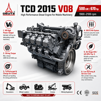 Moteur diesel V8 SCDC pour TCD 2015 V08 500kW 670HP, norme EPA Tier 2, garantie 2 ans pour excavatrice, chargeuse, machines minières