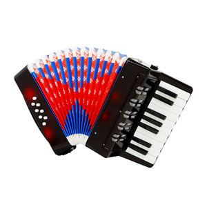 Mini accordéon 17 touches <span class=keywords><strong>8</strong></span> basses en gros, instruments à <span class=keywords><strong>clavier</strong></span> pour enfants, cadeaux jouets - Product Image 1