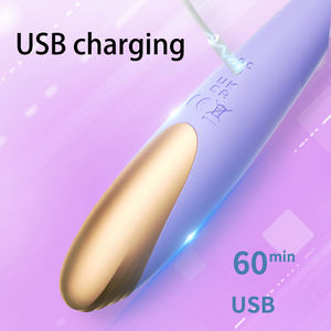 リロ ダブルヘッド シリコン ラビット ワンド 強力 女性用 ディルド バイブレーター 大人のおもちゃ - Product Image 5