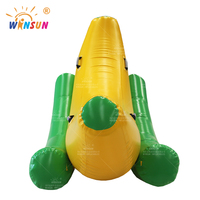 Jeux aquatiques gonflables WINSUN pour le team building, Dragon Fish, Banana Boats, jeux aquatiques gonflables pour parc, jeux aquatiques gonflables remorquables