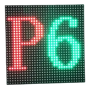 Pannello P6 personalizzato di alta qualità pubblicità a colori al di fuori del tabellone p6 esterno segno Led programmabile modulo Led