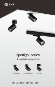 Carcasa de luz de pista GU10 de 3 fases, carcasa de luz descendente LED de punto montado en el <span class=keywords><strong>techo</strong></span>, soportes de marco de luz descendente de <span class=keywords><strong>techo</strong></span> empotrado GU10 - Product Image 3