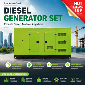 Silent Diesel Generator 50kVA 200KVA 300KVA 380KVA Mobile Backup Power for Industrial Factory Home Emergency Use