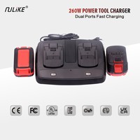 Produits tendance Nouveautés Chargeur de batterie écologique haute efficacité 260W PD pour perceuse et outils électriques 20V