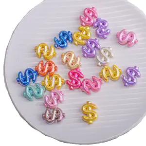 acrylic USD beads acrylic dollar loose beads for jewelry phone chain beaded pen diy accessories