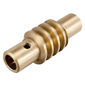 Custom Precision Copper Screw Fittings Brass Forging Oem Fitting Parts 3 Axis Cnc Turning Milling Machining