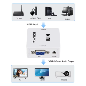 HD в VGA конвертер + аудио HDMI2VGA 1080P адаптер 5V вход USB выход для ПК ноутбука - Product Image 4