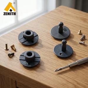 Mancuernillas con Botón de Presión de Nailon Ecológico Estilo Shank BM10703, Mancuernillas con Botón de Presión de Plástico Ecológico - Product Image 2