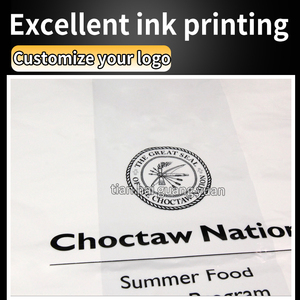 Bán buôn tùy chỉnh tái chế túi nhựa với logo in ấn HDPE/PE T-Shirt vest mang theo túi xách cho siêu thị & hàng tạp hóa mua sắm - Product Image 4