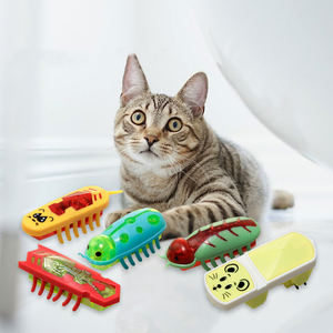 مجموعة ألعاب القطط التفاعلية المضحكة بتصميم جديد LED للحشرات ، لعبة ذكية للحيوانات الأليفة ، مجموعة ألعاب القطط الداخلية - Product Image 2