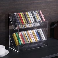 Support de cassette audio moderne en acrylique de qualité supérieure, présentoir transparent, étagère de rangement écologique de luxe, organisation de collection à domicile