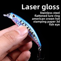 Umpan Ikan Plastik 6.8CM/6.5G Lemparan Jauh Tenggelam Umpan Keras Buatan untuk Memancing di Pantai Umpan Mirip Asli