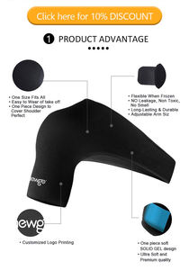 Gel Padat Kualitas Ahli Bukan Cairan Terapi Dingin Gel Bungkus Bahu untuk Mengurangi Rasa Sakit dan Bengkak - Product Image 2