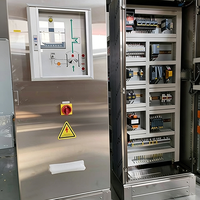 Armoire de distribution électrique basse tension en métal avec contrôle PLC, distribution de courant, verrouillage intelligent, usage industriel, alimentation électrique