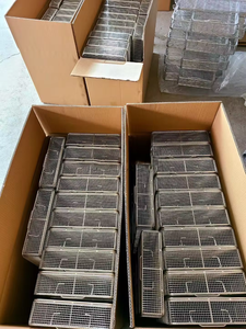 Scatola del vassoio della cassetta della maglia per i tubi di strumenti spessi manipolo strumenti dentali Organizer per sterilizzazione dell'autoclave - Product Image 6