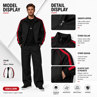 Blouson Bomber Coupe-Vent Homme Automne, Veste Décontractée Sportive d'Extérieur, Design Patchwork, Fermeture Éclair, Effet Délavé pour Moto